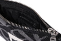 A BATHING APE DENIM MONOGRAM POUCH