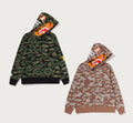 A BATHING APE TIGER CAMO TIGER FULL FIT ZIP HOODIE