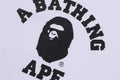 A BATHING APE Ladies' COLLEGE CREWNECK SWEAT SHIRT