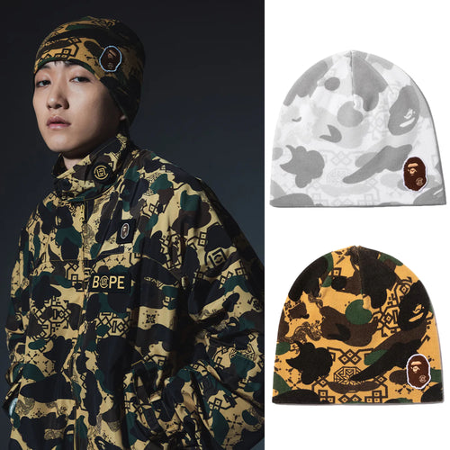 A BATHING APE BAPE x CLOT CAMO BEANIE