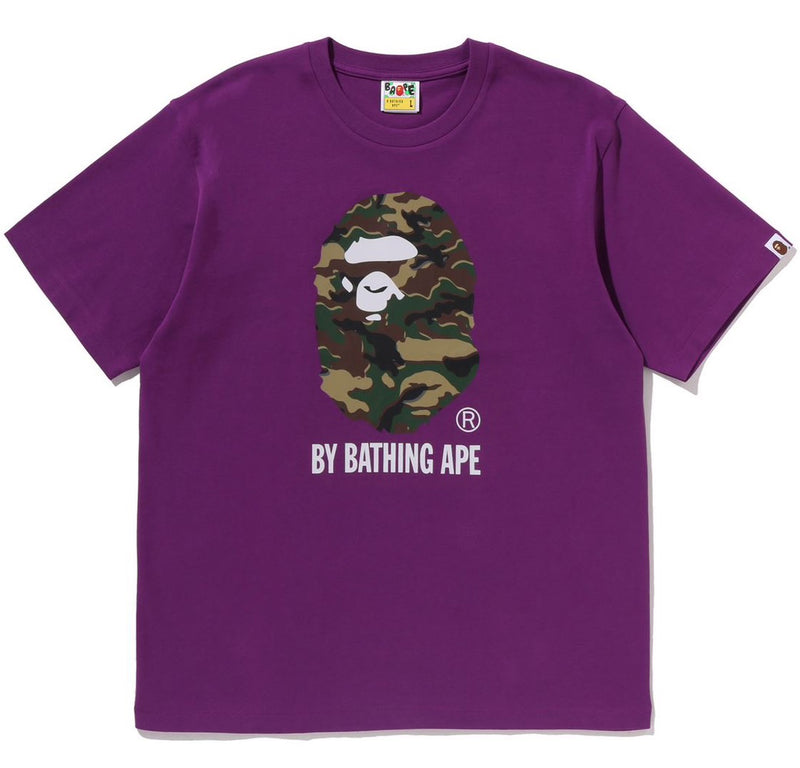 A BATHING APE GLITCH WOODLAND CAMO BY BATHING APE TEE