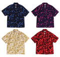 A BATHING APE COLOR CAMO APE HEAD ONE POINT SHIRT