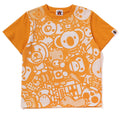 A BATHING APE BAPE KIDS MILO ALL SAFARI PRINT TEE
