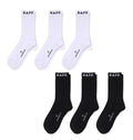 A BATHING APE BAPE SOCKS 3 PAIRS SET
