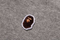 A BATHING APE Ladies' APE HEAD ONE POINT CROPPED ZIP HOODIE