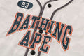 A BATHING APE SOLID CAMO MULTI LOGO BASEBALL SS SHIRT