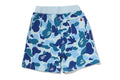 A BATHING APE BAPE KIDS ABC CAMO COLLEGE SWEAT SHORTS