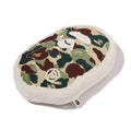 A BATHING APE ABC CAMO APE HEAD CUSHION