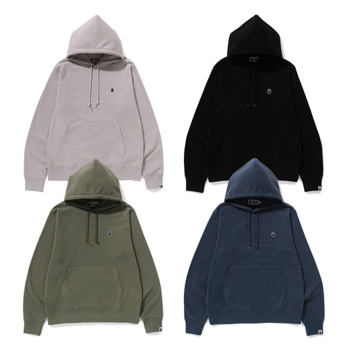 A BATHING APE APE HEAD ONE POINT PULLOVER HOODIE