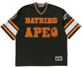 A BATHING APE FOOTBALL JERSEY ( Relaxed Fit Type )
