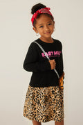 A BATHING APE BAPE KIDS WILD LEOPARD PATTERN MILO POCHETTE DRESS
