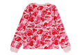 A BATHING APE Ladies' ABC CAMO COLLEGE L/S TEE