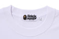 A BATHING APE BAPE LOGO INSIDE OUT RELAXED FIT TEE