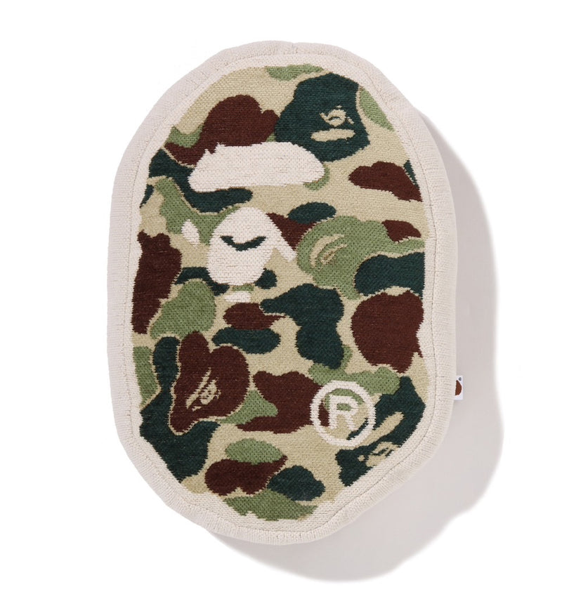 A BATHING APE ABC CAMO APE HEAD CUSHION
