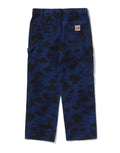 A BATHING APE SOLID 1ST CAMO GARMENT DYED RELAXED FIT WORK PANTS