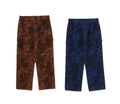 A BATHING APE SOLID 1ST CAMO GARMENT DYED RELAXED FIT WORK PANTS