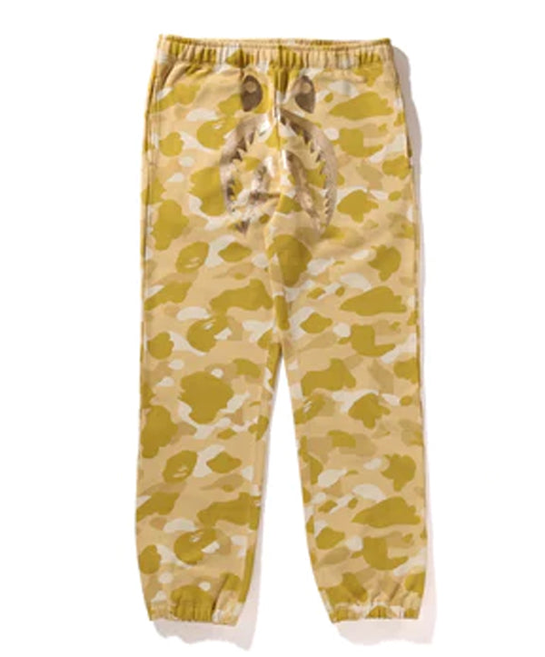 A BATHING APE COLOR CAMO SHARK SWEAT PANTS