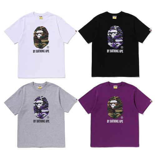A BATHING APE GLITCH WOODLAND CAMO BY BATHING APE TEE