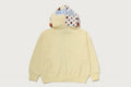 A BATHING APE Ladies' MILO SHARK OVERSIZED FULL ZIP DOUBLE HOODIE