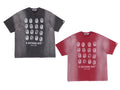 A BATHING APE BLEECHED MULTI APE HEAD LOGO RELAXED FIT TEE