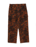 A BATHING APE SOLID 1ST CAMO GARMENT DYED RELAXED FIT WORK PANTS