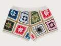 A BATHING APE Ladies' APE HEAD ONE POINT CROCHET SHORTS