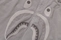 A BATHING APE SHARK GARMENT DYE RELAXED FIT DENIM SHORTS