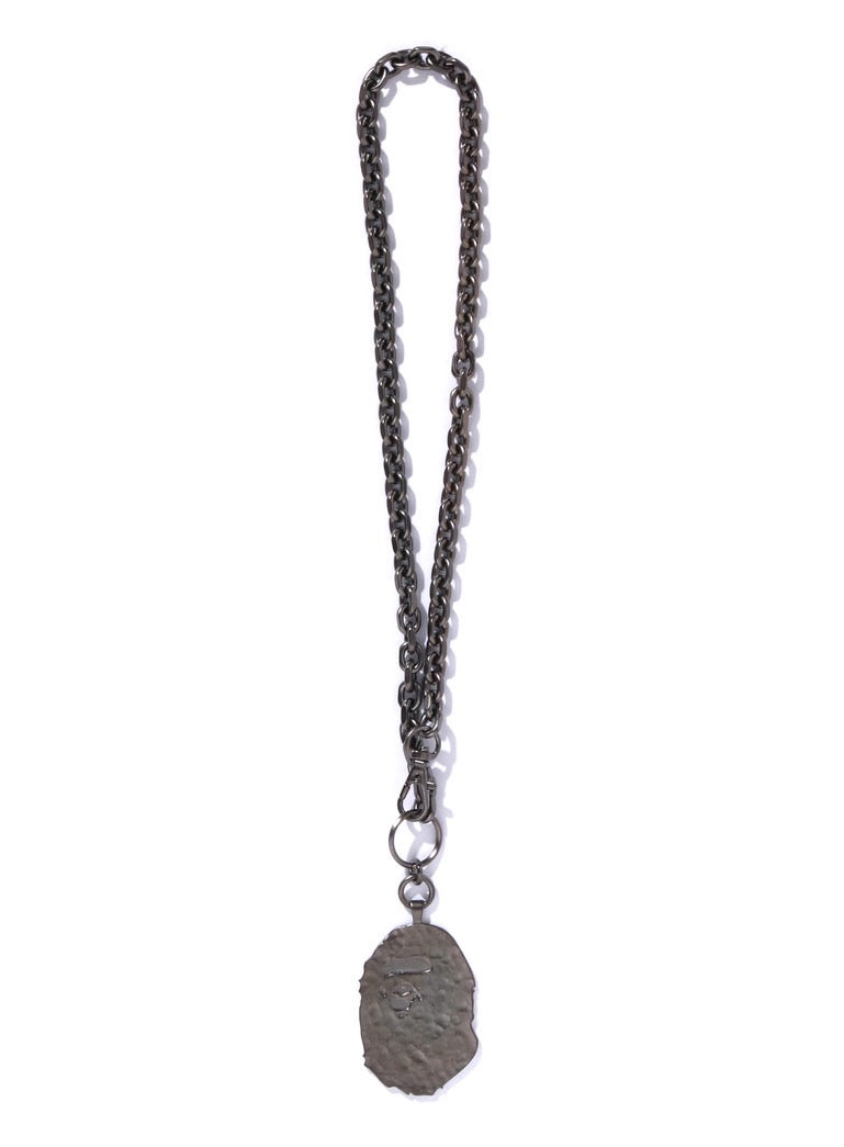 A BATHING APE APE HEAD CHAIN NECKLACE