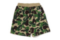 A BATHING APE BAPE KIDS ABC CAMO COLLEGE SWEAT SHORTS