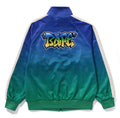 A BATHING APE LUX SPORT PATTERN JACQUARD TRACK JERSEY
