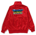 A BATHING APE LUX SPORT PATTERN JACQUARD TRACK JERSEY