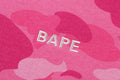 A BATHING APE Ladies' COLOR CAMO CROPPED CREWNECK SWEAT SHIRT