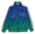A BATHING APE LUX SPORT PATTERN JACQUARD TRACK JERSEY