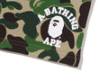 A BATHING APE BAPE KIDS ABC CAMO COLLEGE SWEAT SHORTS