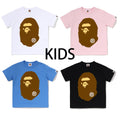 A BATHING APE BAPE KIDS BIG APE HEAD TEE