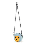 A BATHING APE BABY MILO STORE BABY MILO FACE DENIM CROSS BAG