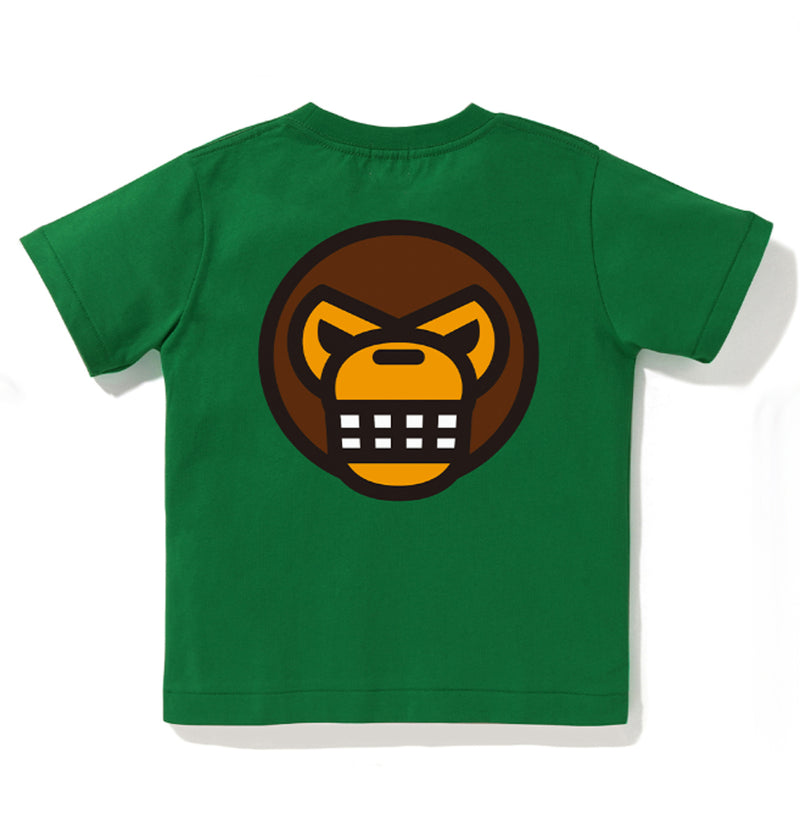 A BATHING APE BAPE KIDS BABY MILO EMOTIONS ONE POINT TEE