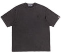 A BATHING APE GARMENT DYED ONE POINT RELAXED FIT TEE