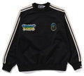 A BATHING APE LUX SPORT PATTERN JACQUARD CREWNECK