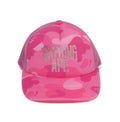 A BATHING APE Ladies' COLOR CAMO CRYSTAL BATHING APE LOGO MESH CAP