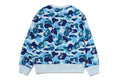 A BATHING APE Ladies' ABC CAMO RHINE STONE BAPE STA CREWNECK SWEAT SHIRT