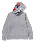 A BATHING APE ABC CAMO SHARK PULLOVER HOODIE