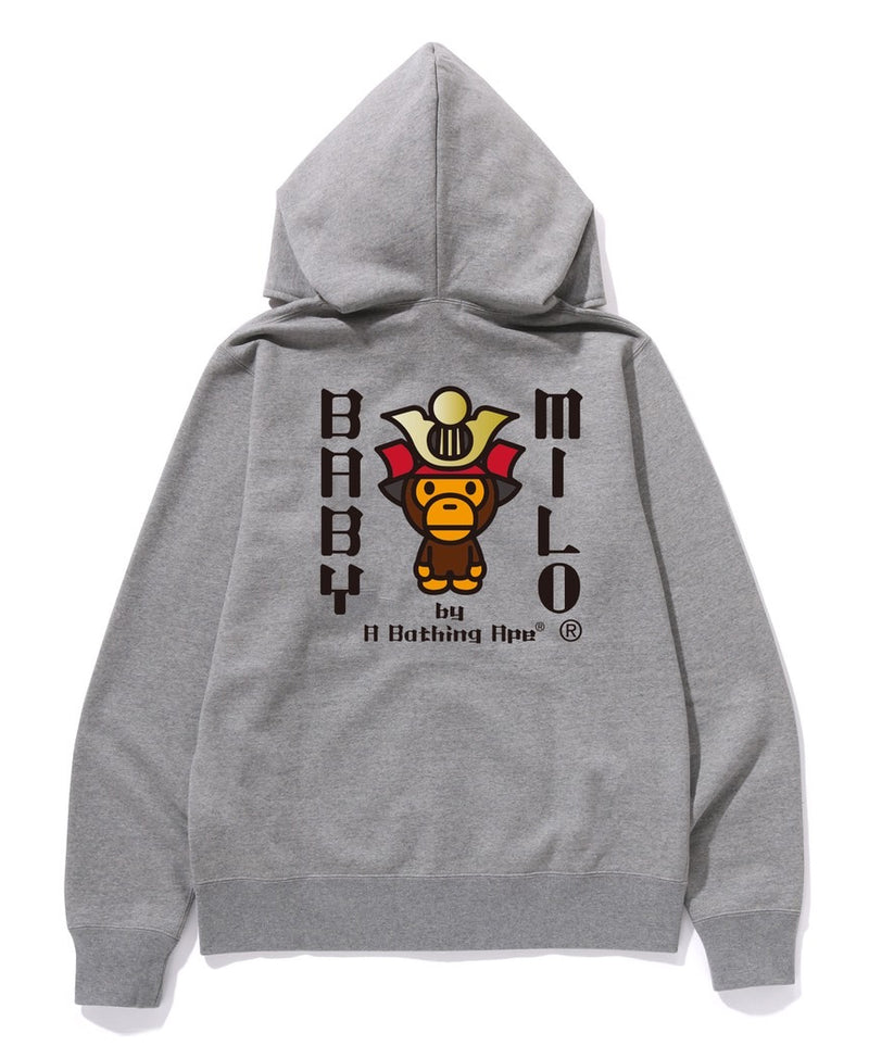 A BATHING APE BAPE STORE KYOTO BABY MILO SAMURAI FULL ZIP HOODIE KYOTO LIMITED