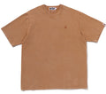 A BATHING APE GARMENT DYED ONE POINT RELAXED FIT TEE