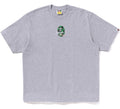 A BATHING APE FLORAL SOLID CAMO MEDIUM APE HEAD RELAXED FIT TEE