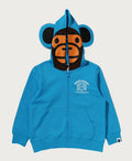 A BATHING APE BAPE KIDS BABY MILO FRIENDS ZIP HOODIE