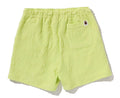 A BATHING APE Ladies' NEON CAMO JACQUARD SWEAT SHORTS