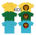 A BATHING APE BAPE KIDS BABY MILO EMOTIONS ONE POINT TEE