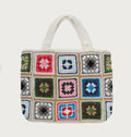 A BATHING APE Ladies' APE HEAD ONE POINT CROCHET TOTE BAG