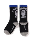 A BATHING APE BAPE KIDS COLLEGE RIB SOCKS
